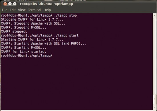 XAMPP在Ubuntu下安装与启动方法